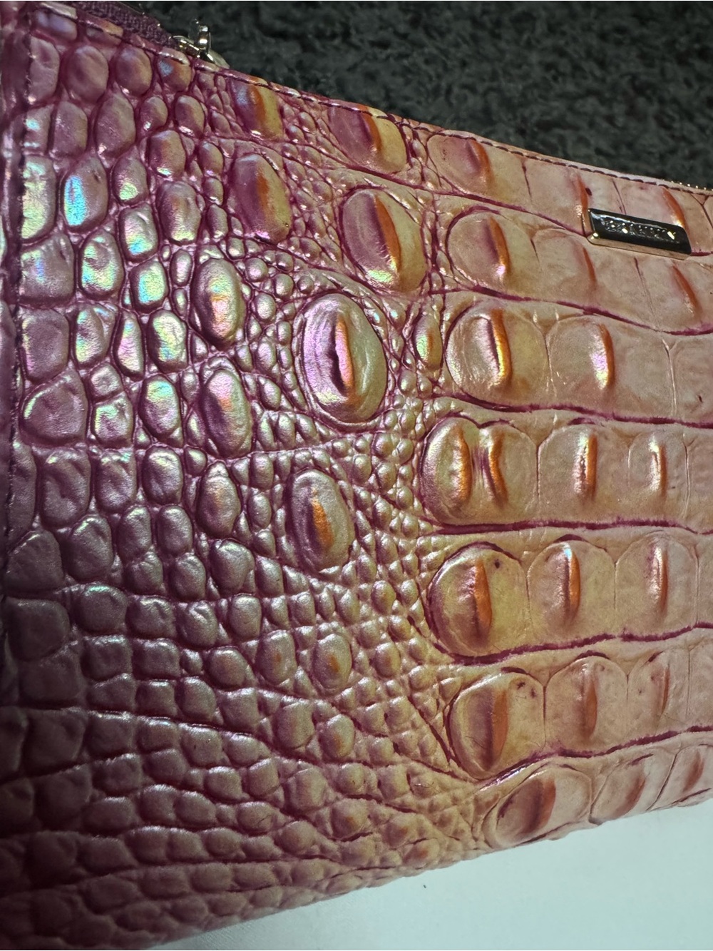 Brahmin Daisy Leather Wristlet NWT - Picture 3 of 14